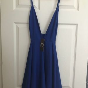 💙 L’Atiste by Amy Blue Plunge Dress 💙